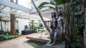 Museu Lasar Segall: jardim interno